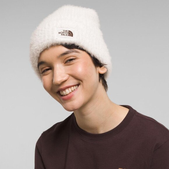 NWT The North Face Salty Bae Lined Beanie Cuff Gardenia White Women's - Picture 2 of 12